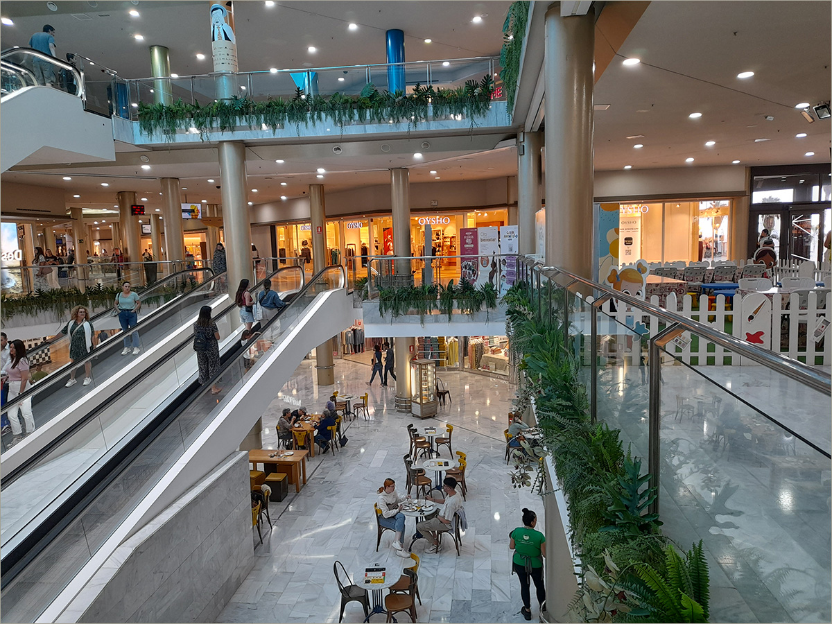Las Arenas Shopping Centre in Gran Canaria view