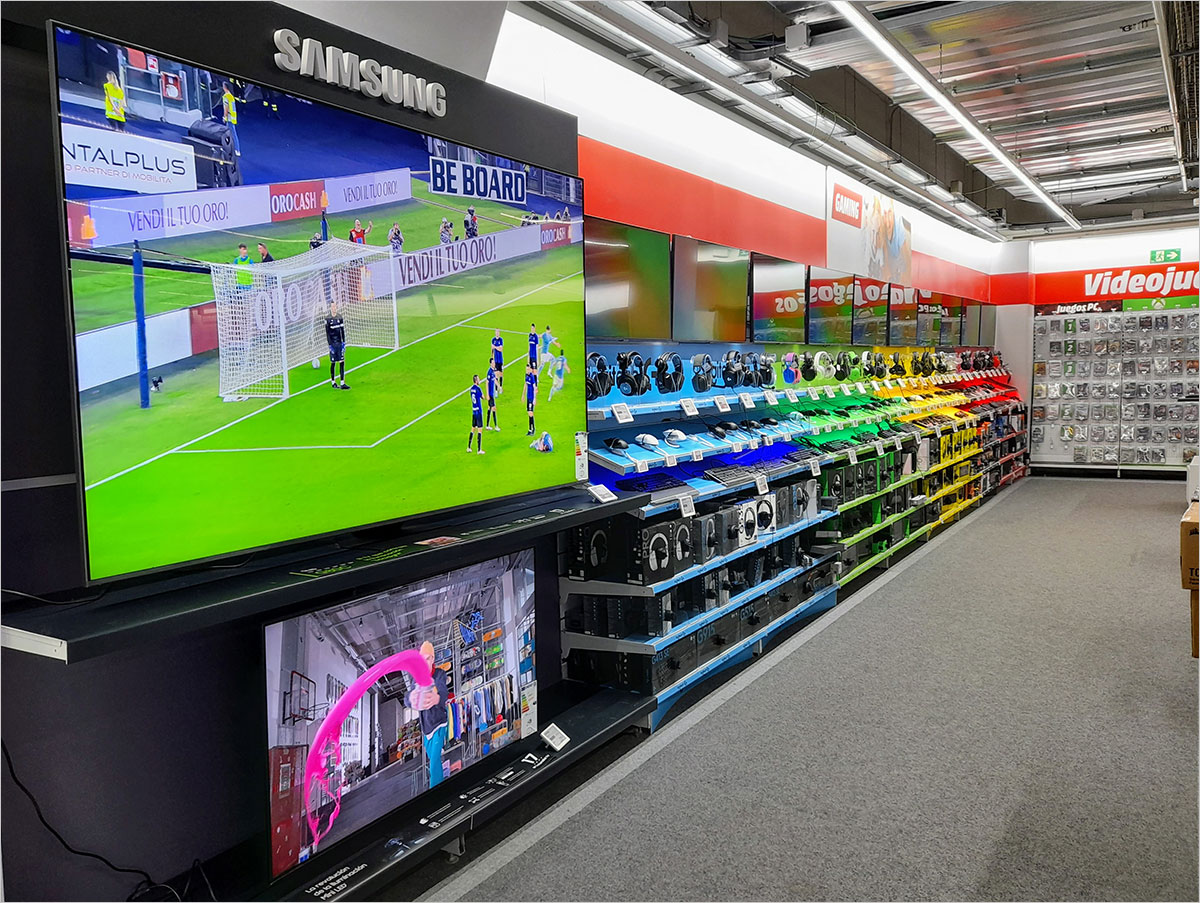 Media Markt Electronics store in Las Arenas Shopping Centre in Gran Canaria