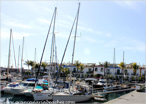 Pleasure boats in Mogan harbour