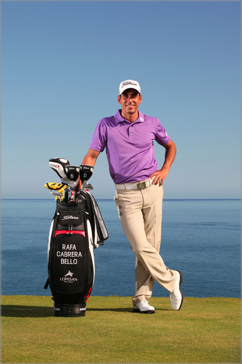 Rafael Cabrera at the Meloneras golf course in Gran Canaria