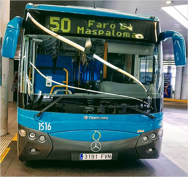 Maspalomas to Las Palmas Bus