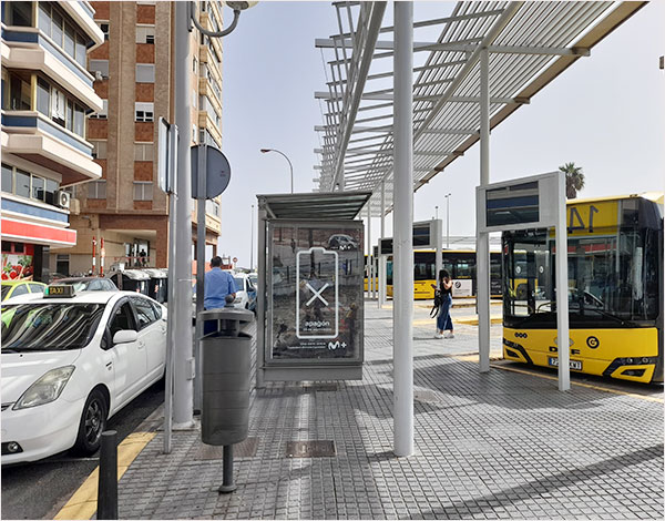 Taxi Rank at the Teatro Bus stop
