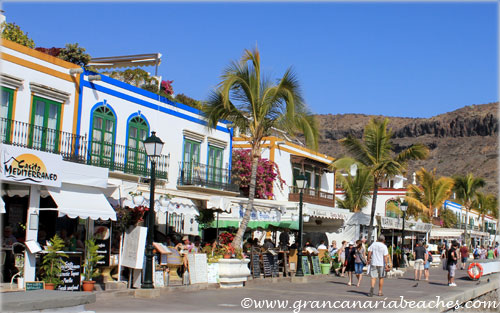 Picturesque houses of Mogan in Gran Canaria
